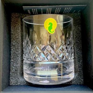 Waterford Crystal Lismore Ogham FatherTumbler DOF Whiskey Glass - New